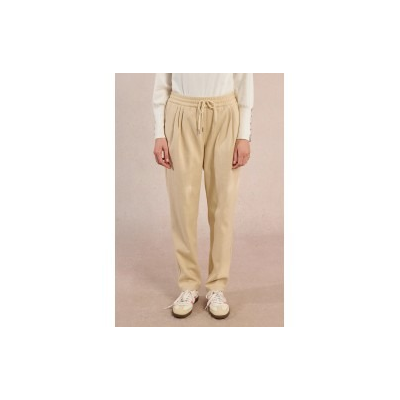 MOLLY BRACKEN - LADIES WOVEN PANTS - BEIGE