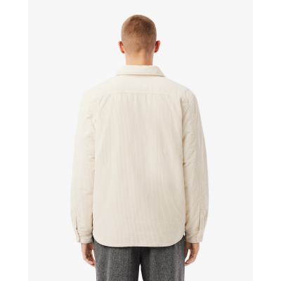 LACOSTE - CHEMISE CASUAL MANCHES LONGUES - BEIGE