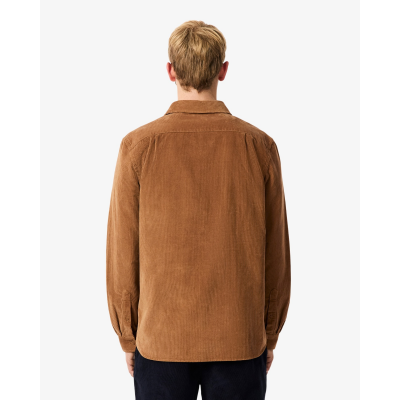 LACOSTE - CHEMISE CASUAL MANCHES LONGUES - MARRON