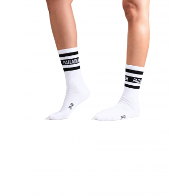 PALLADIUM - MID HEIGHT STR SOCKS - WHITE