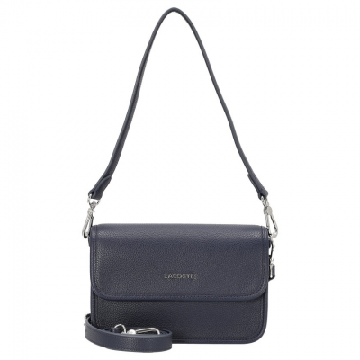 LACOSTE - FLAP CROSSOVER BAG - MARINE