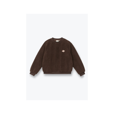 ARSENE ET LES PIPELETTES - SWEAT SHERPA - MARRON