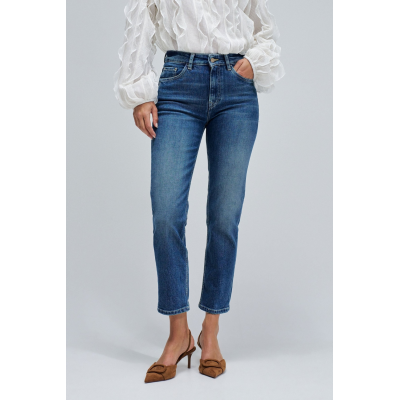 SALSA - TRUE CROPPED SLIM GREENCAST - BLEU