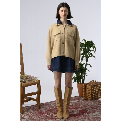 ORFEO - GILET CAMELIA - BEIGE