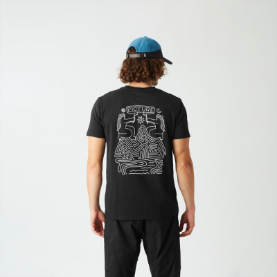 PICTURE - TERRA TEE - NOIR