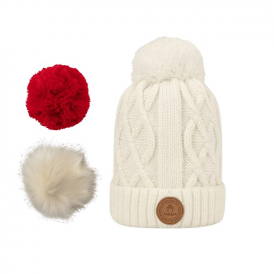 CABAIA - BEANIE APPLETINI OFF WHITE - BLANC