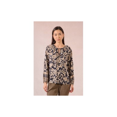 MOLLY BRACKEN - LADIES WOVEN BLOUSE - MULTICOLORE