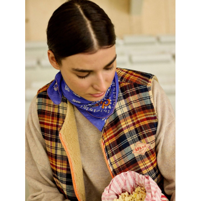 ARSENE ET LES PIPELETTES - VESTE ECOSSAISE REVERS - MULTICOLORE