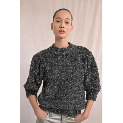 MOLLY BRACKEN - LADIES KNITTED SWEATER - GRIS