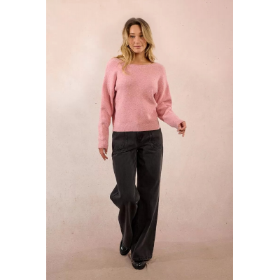 MOLLY BRACKEN - LADIES KNITTED SWEATER - ROSE