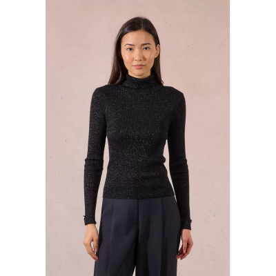 MOLLY BRACKEN - LADIES KNITTED SWEATER - NOIR