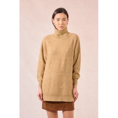 MOLLY BRACKEN - LADIES KNITTED SWEATER - BEIGE