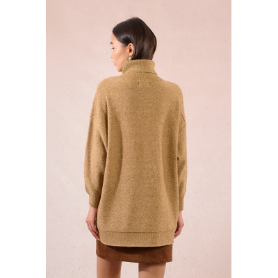 MOLLY BRACKEN - LADIES KNITTED SWEATER - BEIGE