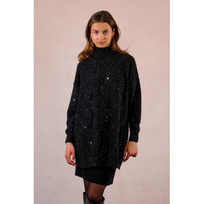 MOLLY BRACKEN - LADIES KNITTED SWEATER - NOIR
