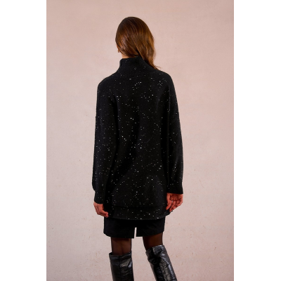 MOLLY BRACKEN - LADIES KNITTED SWEATER - NOIR