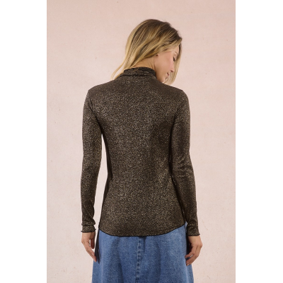 MOLLY BRACKEN - LADIES KNITTED UNDERSWEATER - MARRON