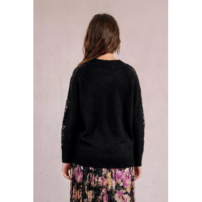 MOLLY BRACKEN - LADIES KNITTED SWEATER - NOIR