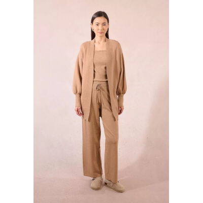 MOLLY BRACKEN - LADIES KNITTED CARDIGAN - BEIGE