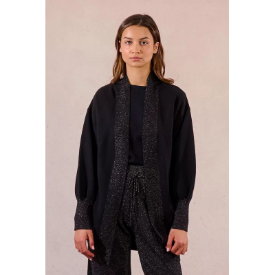 MOLLY BRACKEN - LADIES KNITTED CARDIGAN - NOIR