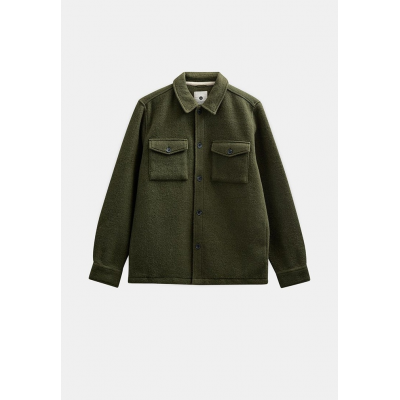 ANERKJENDT - AKOSCAR BOILED WOOL OVERSHIRT