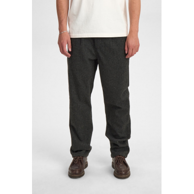 ANERKJENDT - AKJAN PLEAT WOOL PANTS - GRANITE GRAY