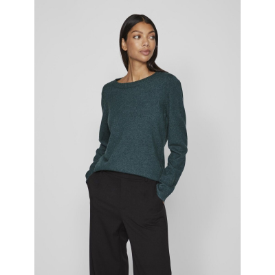 VILA - VIRIL O-NECK L/S KNIT TOP - NOOS