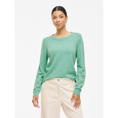 VILA - VIRIL V-NECK L/S KNIT TOP - NOOS