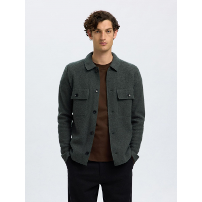 SELECTED - SLHNEALY LS KNIT WORKWEAR CARDIGAN NOOS