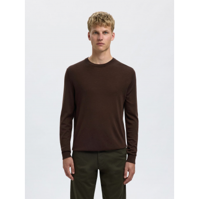 SELECTED - SLHTRAY LS KNIT MERINO CREW NECK NOOS