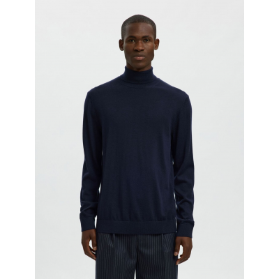 SELECTED - SLHTRAY LS KNIT MERINO ROLL NECK NOOS
