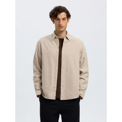 SELECTED - SLHREGNOAH BRUSHED TWIST SHIRT LS NOOS