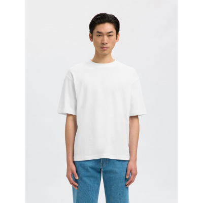SELECTED - SLHLOOSEOSCAR SS O-NECK TEE NOOS