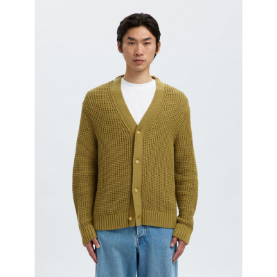 SELECTED - SLHDERECK LS KNIT STRUC RELAXED CARDIGAN
