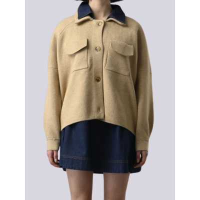 ORFEO - GILET CAMELIA - BEIGE