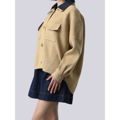 ORFEO - GILET CAMELIA - BEIGE