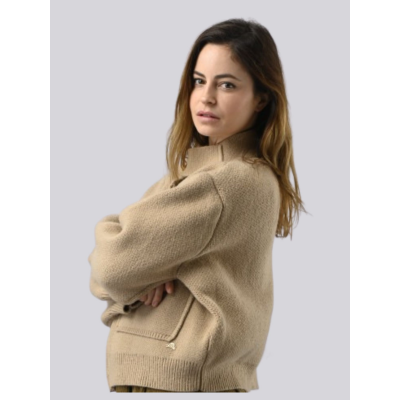 ORFEO - GILET BIBA - BEIGE