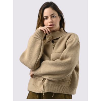 ORFEO - GILET BIBA - BEIGE