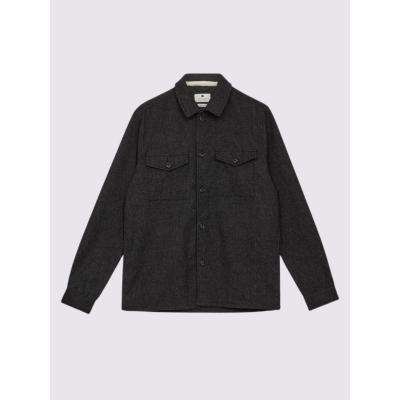 ANERKJENDT - AKOSCAR WOOL OVERSHIRT - GRIS