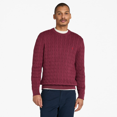 TIMBERLAND - WLRV CABLE CREWNECK SWEATER