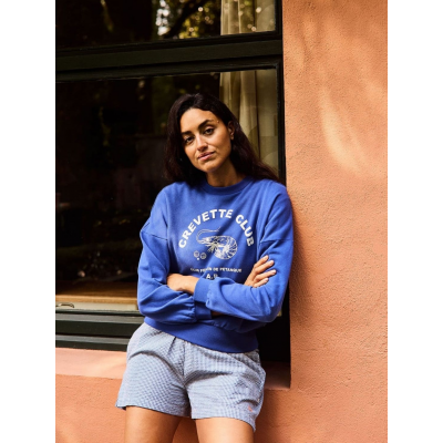 ARSENE ET LES PIPELETTES - SWEAT FEMME CREVETTE CLUB