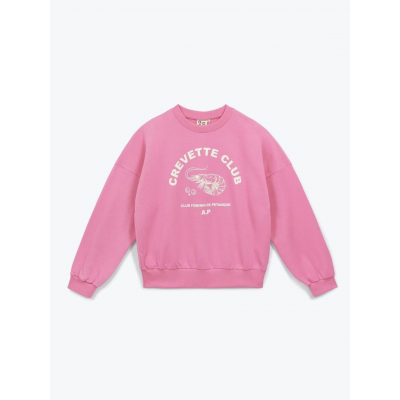 ARSENE ET LES PIPELETTES - SWEAT FEMME CREVETTE CLUB