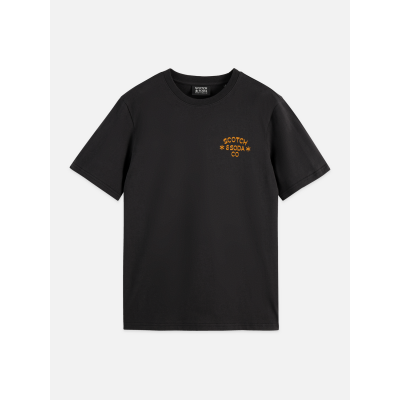 SCOTCH AND SODA - CHEST ARTWORK REGULAR-FIT T-SHIRT