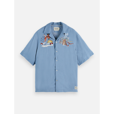 SCOTCH AND SODA - THE 40TH ANNIVERSARY RELAXED-FIT SHORT SLEEVE