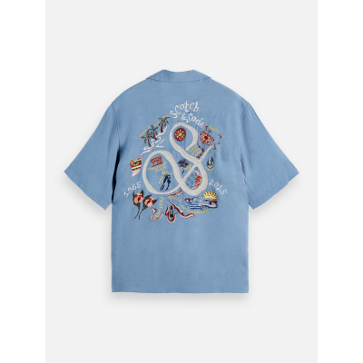 SCOTCH AND SODA - THE 40TH ANNIVERSARY RELAXED-FIT SHORT SLEEVE