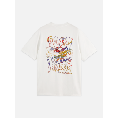 SCOTCH AND SODA - FRONT AND BACK ARTWORK RELAXED-FIT T-SHIRT