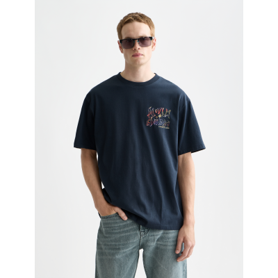 SCOTCH AND SODA - FRONT AND BACK ARTWORK RELAXED-FIT T-SHIRT