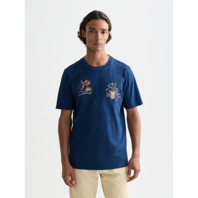 SCOTCH AND SODA - THE 40TH ANNIVERSARY HEROES RELAXED-FIT INDIGO