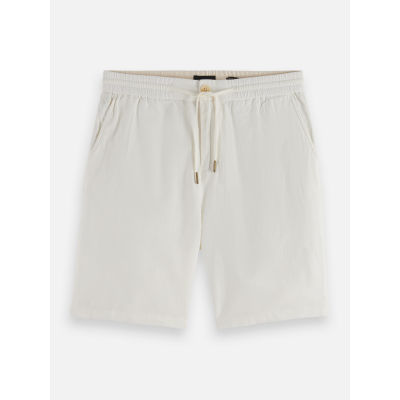 SCOTCH AND SODA - CORE FAVE COTTON-LINEN TWILL BERMUDA SHORT