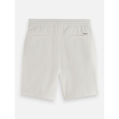 SCOTCH AND SODA - CORE FAVE COTTON-LINEN TWILL BERMUDA SHORT