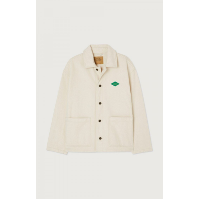AMERICAN VINTAGE - VESTE DROITE ML COL CHEMISE BOUTONNE